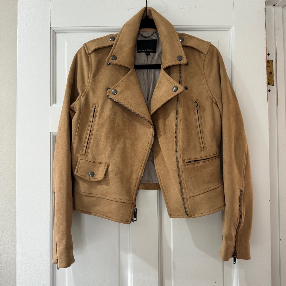 Banana Republic Faux Suede Jacket